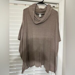 Barefoot Dreams Cozy Chic Ultra Light Plush Sweater Top Sz L/XL